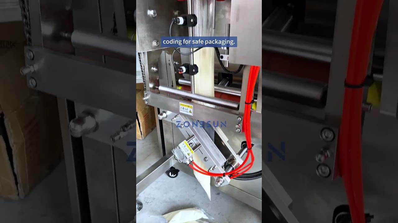 ZONESUN Salad dressing vertical filling and sealing machine