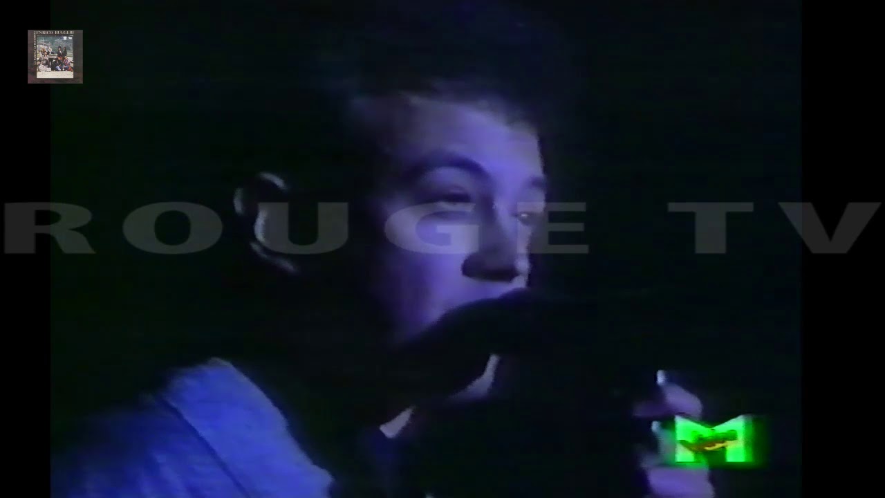 Enrico Ruggeri - Piccola illusione - La Parola ai testimoni Tour 1988