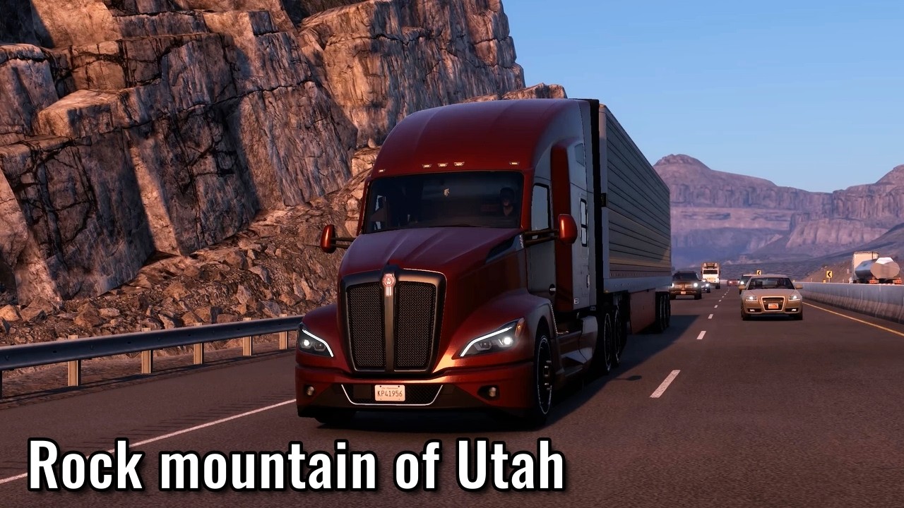Kenworth T680 Utah_Nevada 437km American Truck Simulator HORI Truck Control System