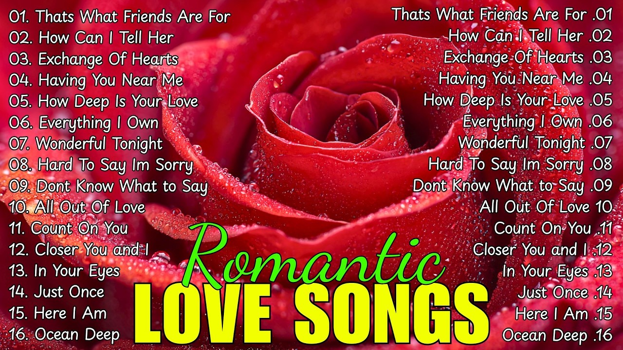 Enless Love Songs 2025 💖 Best Old Love Songs of the 70s, 80s & 90s 🌹 Best Love Songs Forever