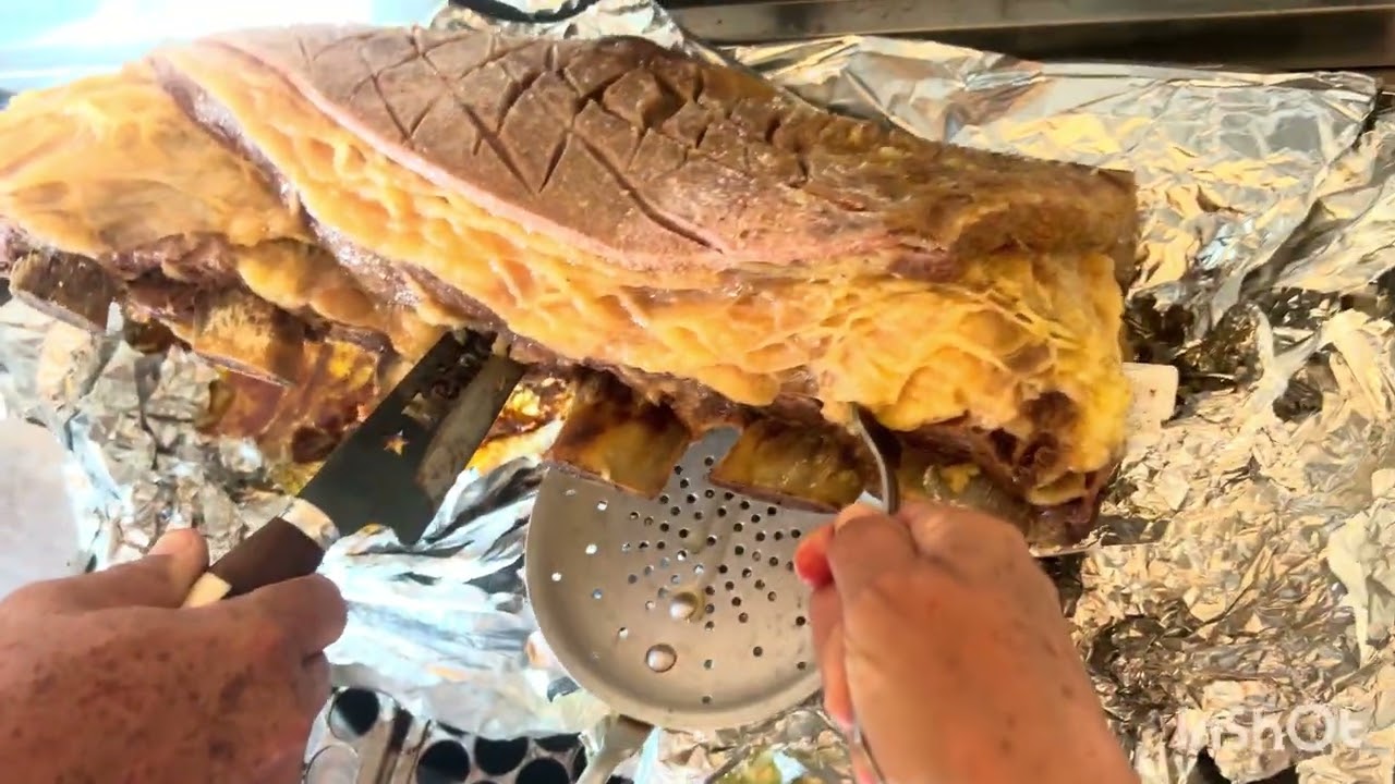 Costela minga na brasa 