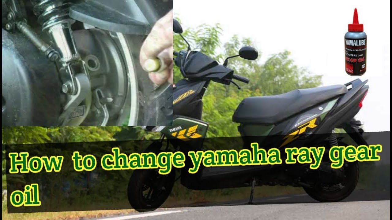 How to change Yamaha ray ZR gear oil change | Food and Travel with Echayaan