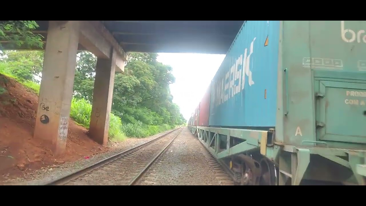 SHOW DE BUZINADA DA LOCOMOTIVA GE AC44i BRADO LOGÍSTICA #9919 