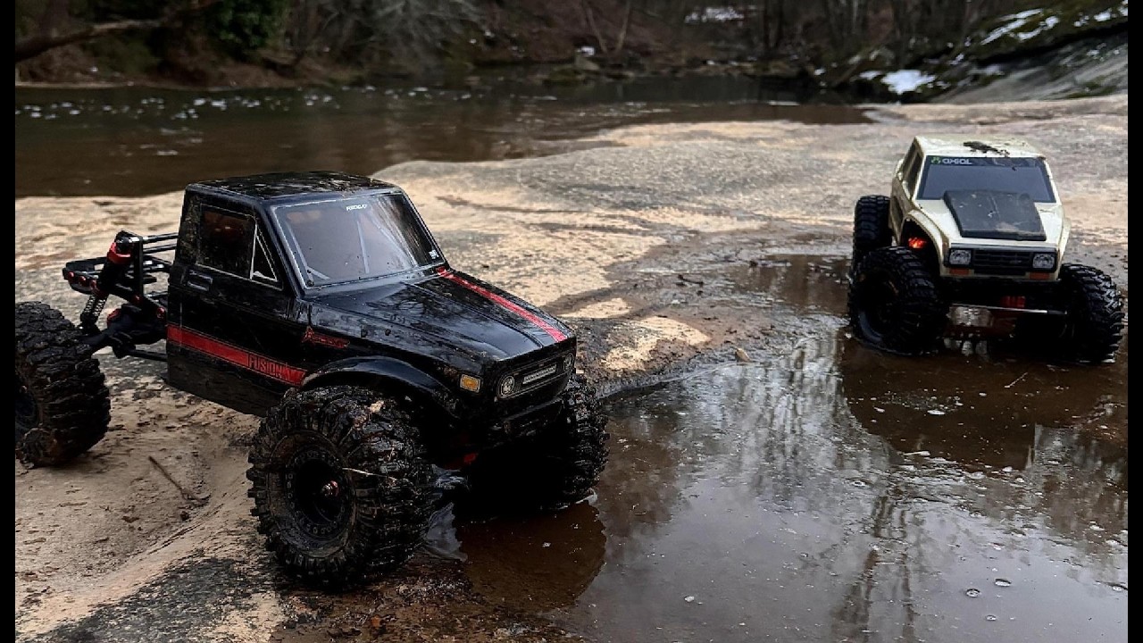 Extreme Natural Rock Crawling - Axial SCX10iii x Redcat Ascent Fusion