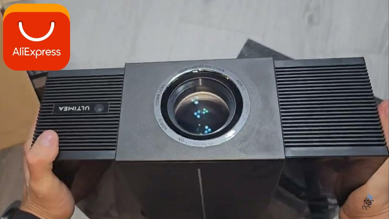 Ultimea Apollo P60 Projector – Unboxing, Setup & Real Test 🎥🔥 - Aliexpress