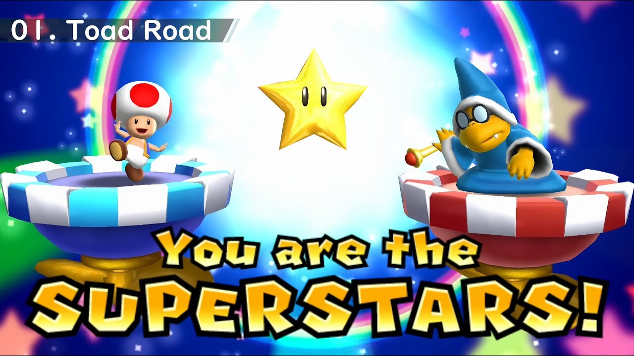 Mario Party 9 Solo Mode Toad #512 Superstar Tie