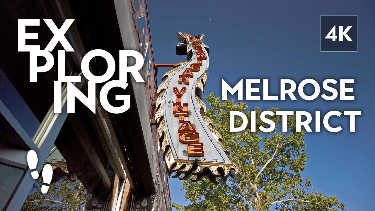 Exploring Melrose District | Los Angeles Walking Tour [4K]