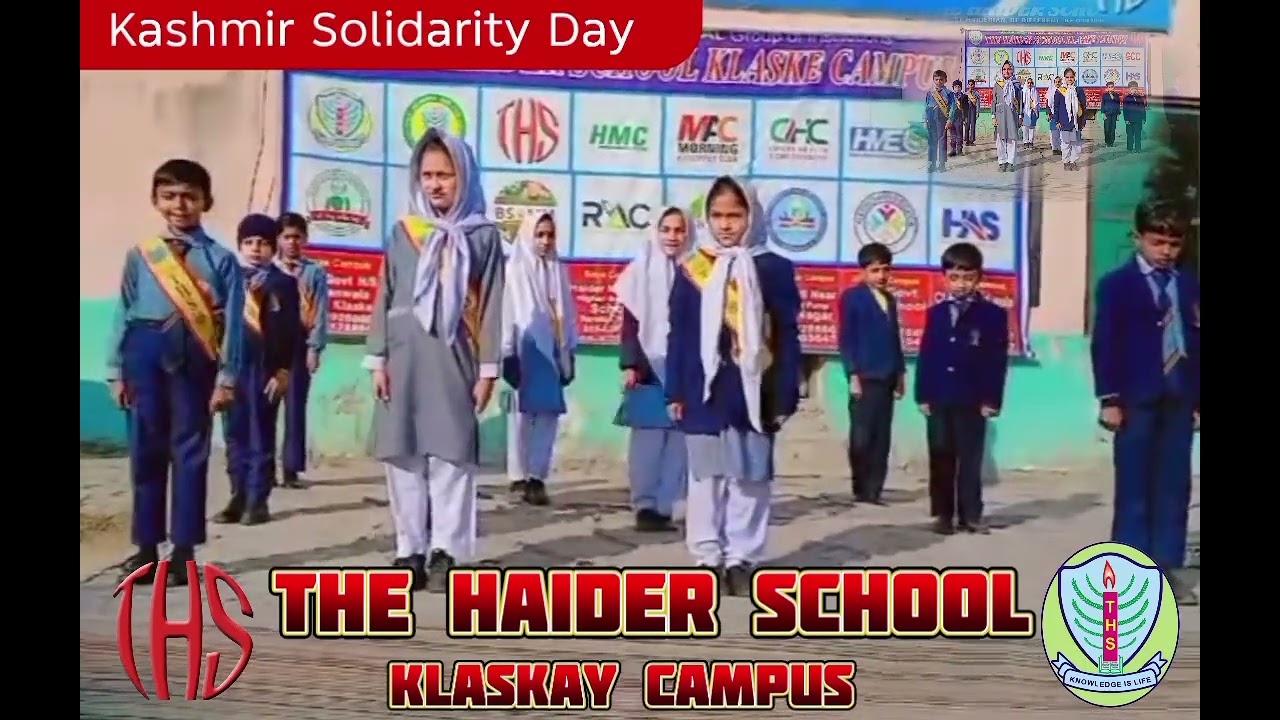 Kashmir Day Tablo| Kashmir Solidarity Day|The Haider Schools #Kashmirdaytablo #tablo 
