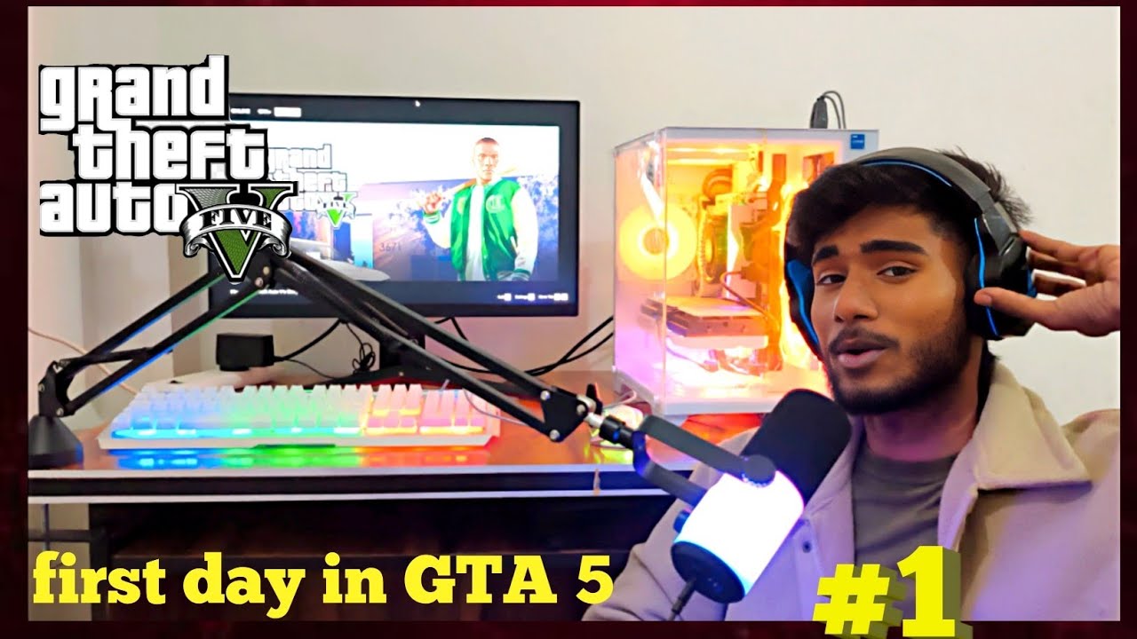 MY FIRST DAY IN GTA 5! 😍🔥- GTA 5 GAMEPLAY #1 Zero to Hero: GTA 5 Mein Mera Pehla
