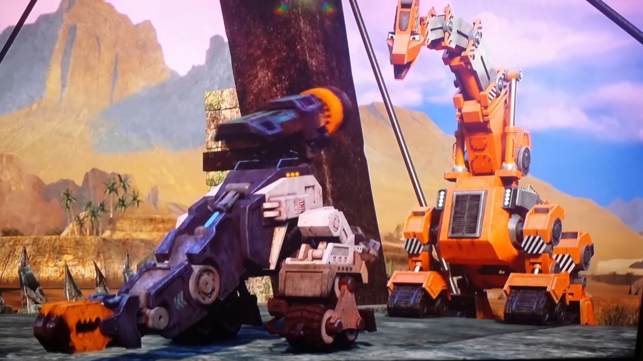Dinotrux fight