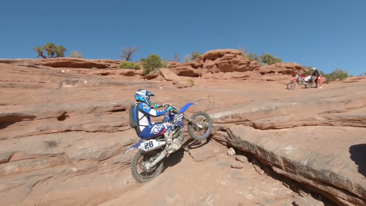 Dirt Biking Moab- Metal Masher Trail & Eagles Perch Overlook