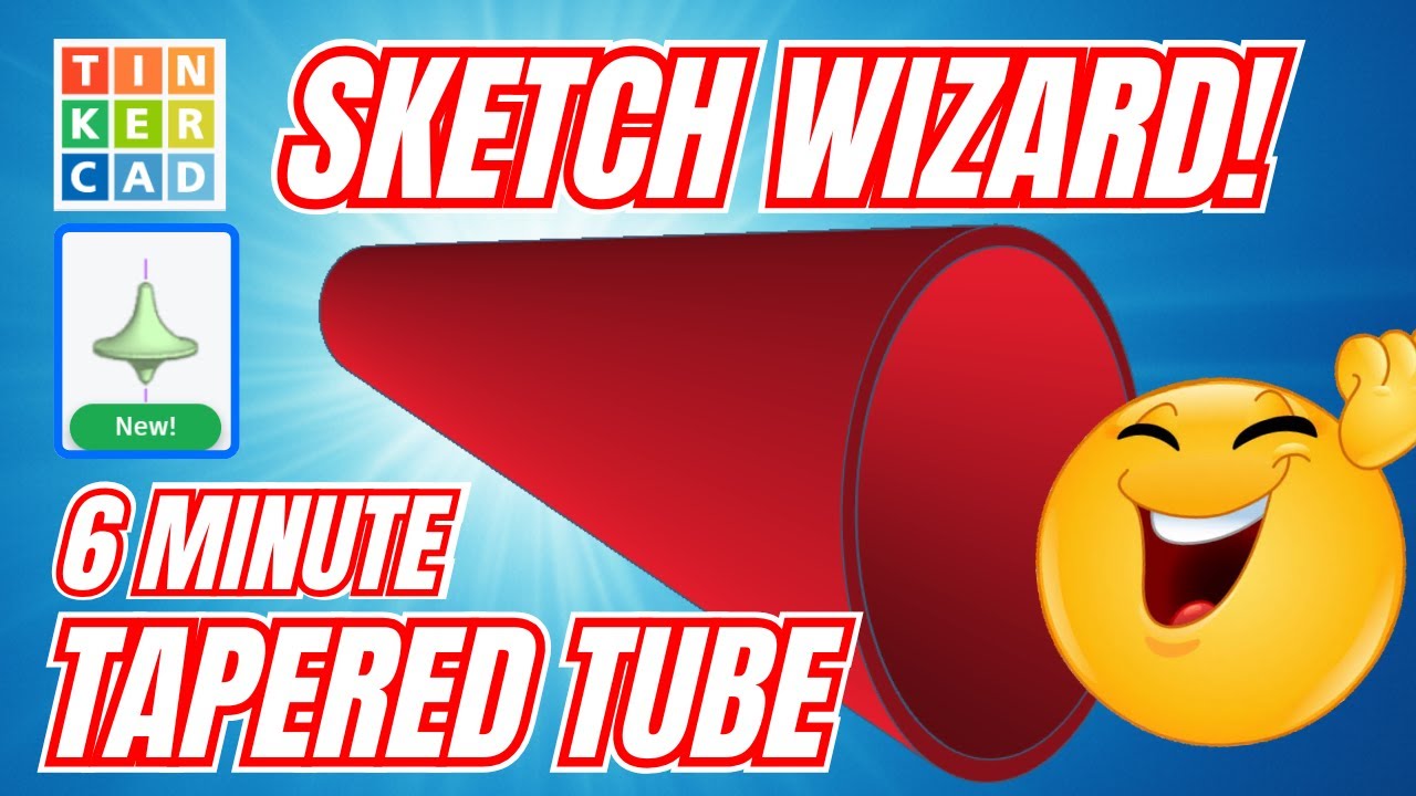 Make A Tinkercad Tapered Tube: Sketch Revolve Inverse Hole Wizardry! 💯🔥