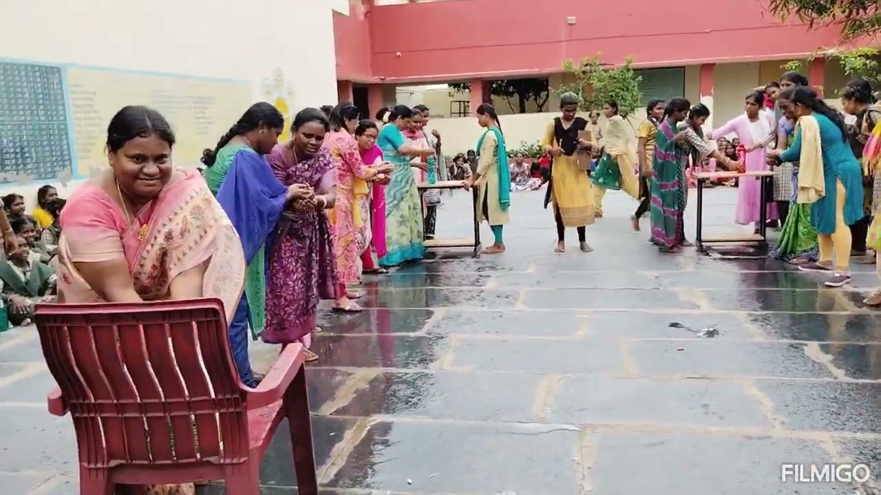 #kgbvvallur #Kgbv vallur students conducted games for teachers #teachers day celebrations #