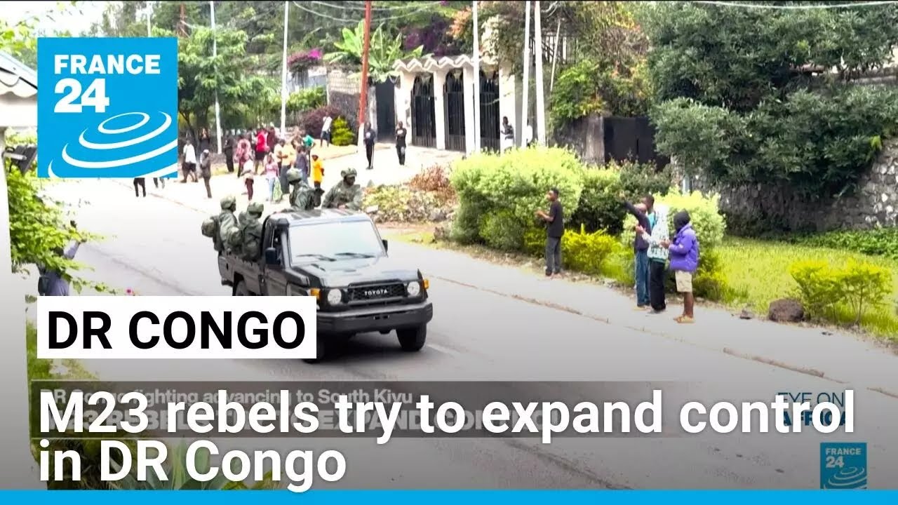 M23 rebels try to expand control in DR Congo • FRANCE 24 English