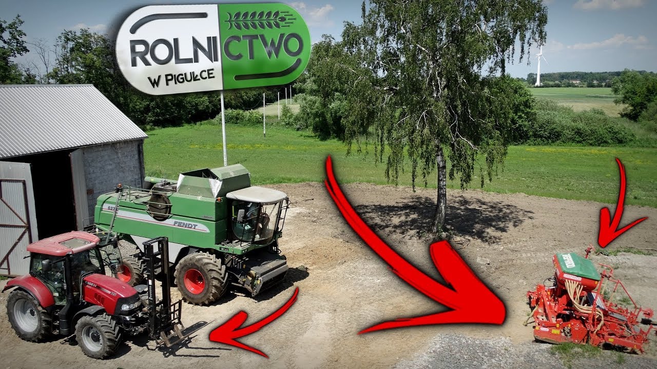 Siew Rzepaku 2019 ☆ Case Maxxum 125 & Maschio Gaspardo Aliante 300 ☆ 