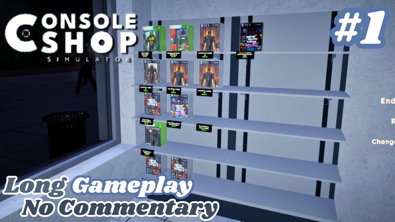 Console Shop Simulator | Part #1 | Long Gameplay No Commentary