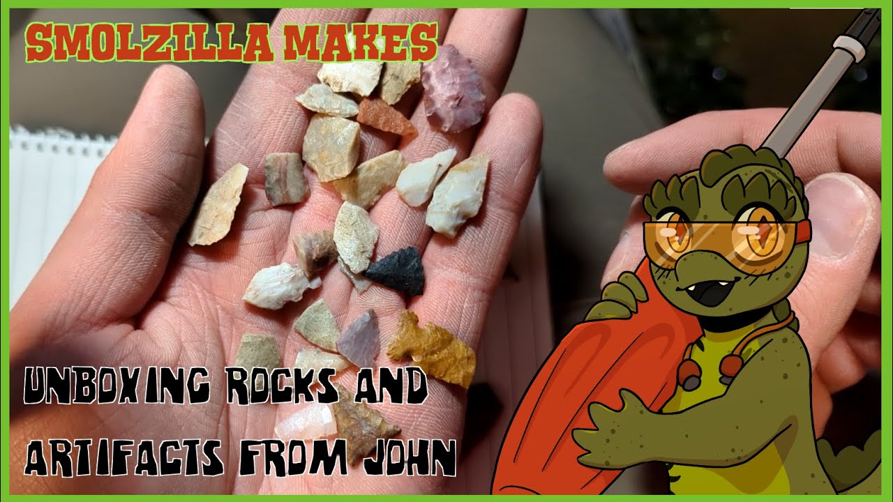 [SM] Unboxing Rocks and Artifacts From John #flintknapping