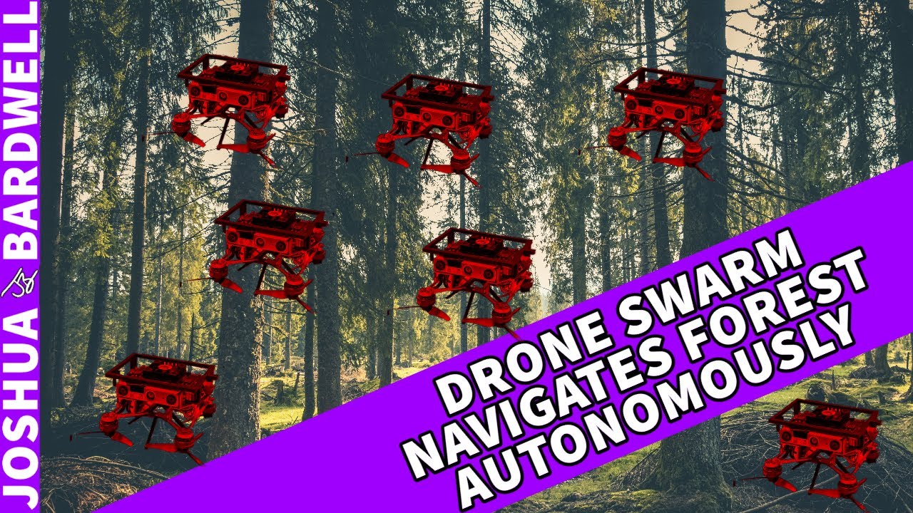 Drone Swarm Navigates Forest Autonomously - FPV News