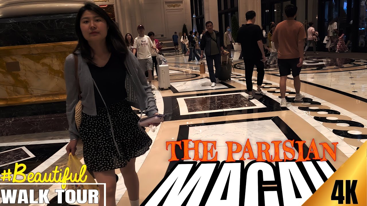 📍The Parisian Macao Hotel Review | Walk tour 4k HDR - Dinner Buffet #tour #travel #macau