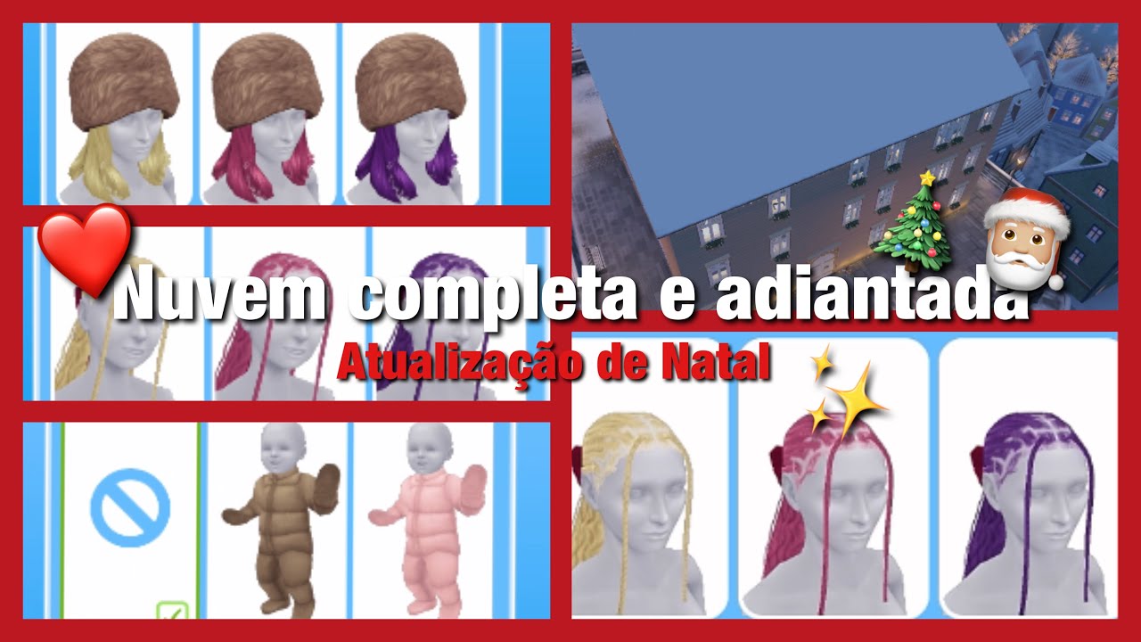 Nuvem completa e adiantada The sims freeplay nova atualização #nuvem #thesimsfreeplayupdate 🎅🏼❤️🎄