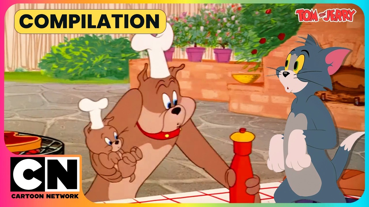 The Most Chaotic Cookout Ever🍖🔥😱| Tom & Jerry🤩| Cat & The Mouse Cartoon🥳| @cnindia ​
