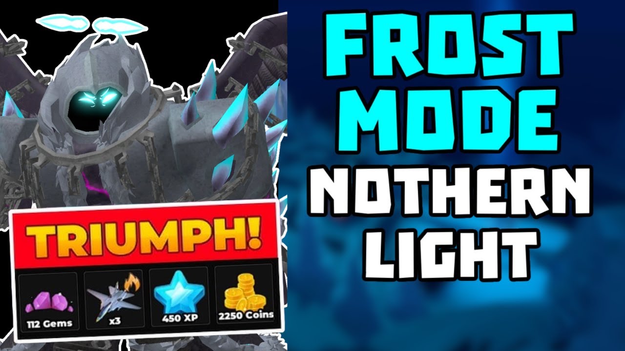 SOLO Frost Mode Northern Lights победа + полный гайд | TDS Tower Defense Simulator
