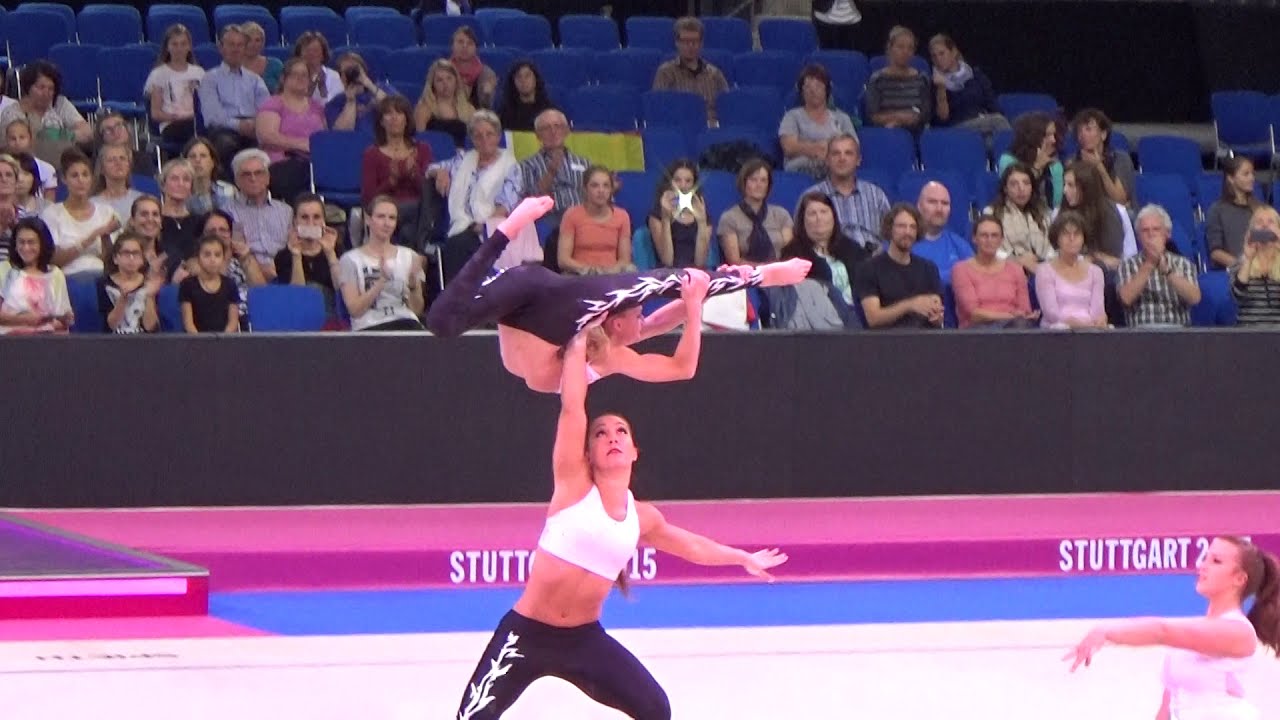 Women group (GER) thursday demo - 2015 Stuttgart RG worlds