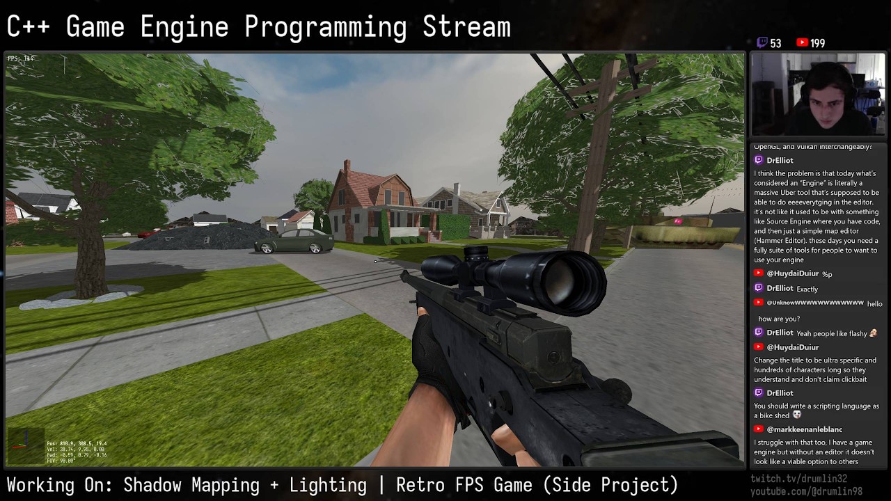 C++ Game Engine Dev [No Libraries*] - Retro Online FPS - Shadows