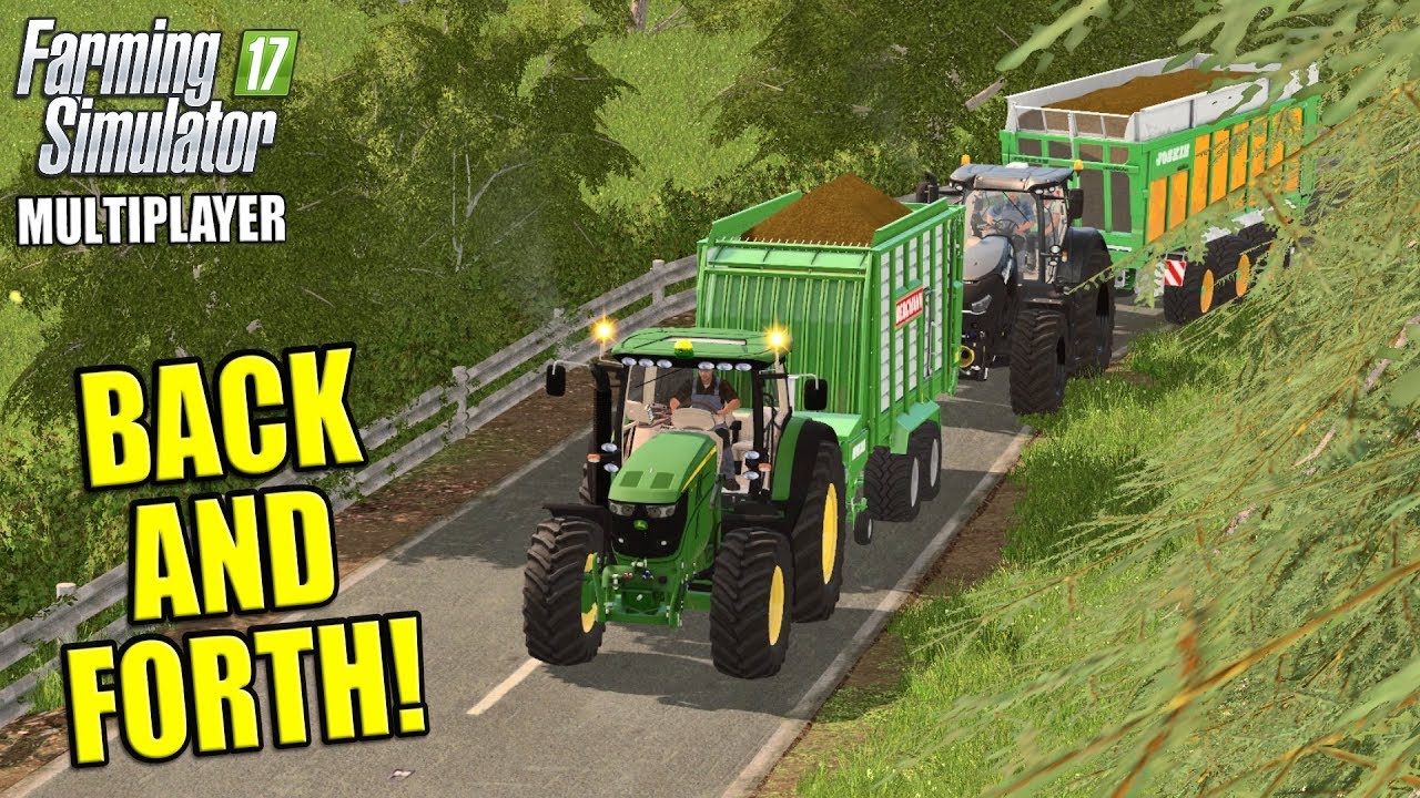 BACK AND FORTH | Multiplayer Coldborough Park Farm - Farming Simulator 17