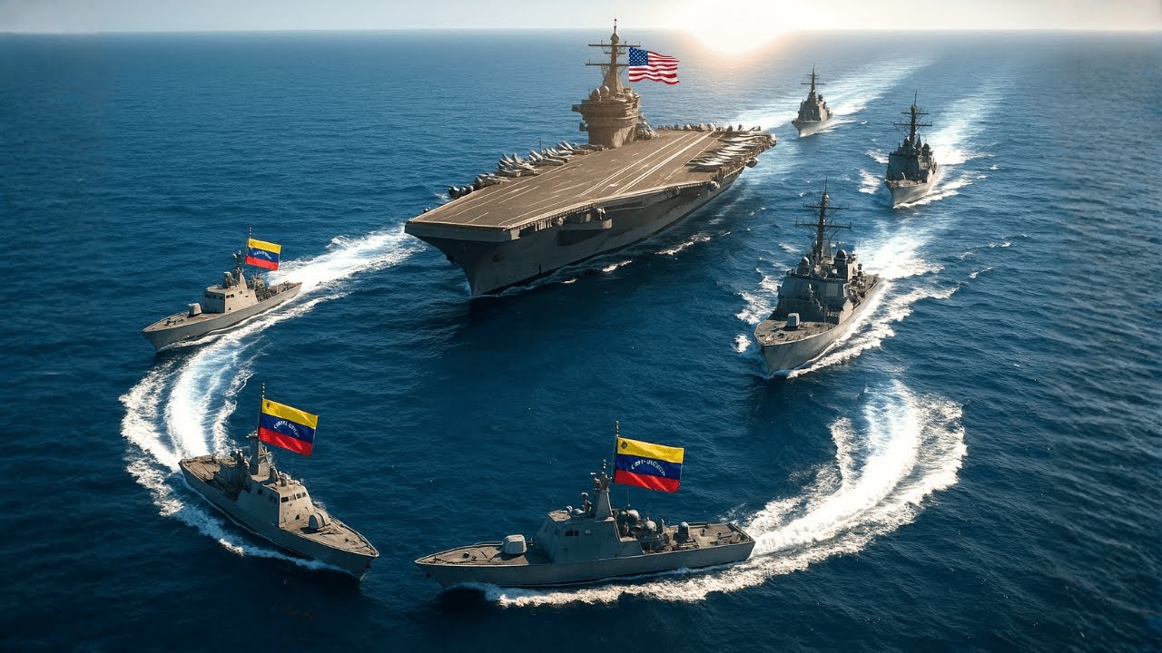 Венесуэла пыталась заблокировать авианосную ударную группу ВМС США — БОЛЬШАЯ ОШИБКА