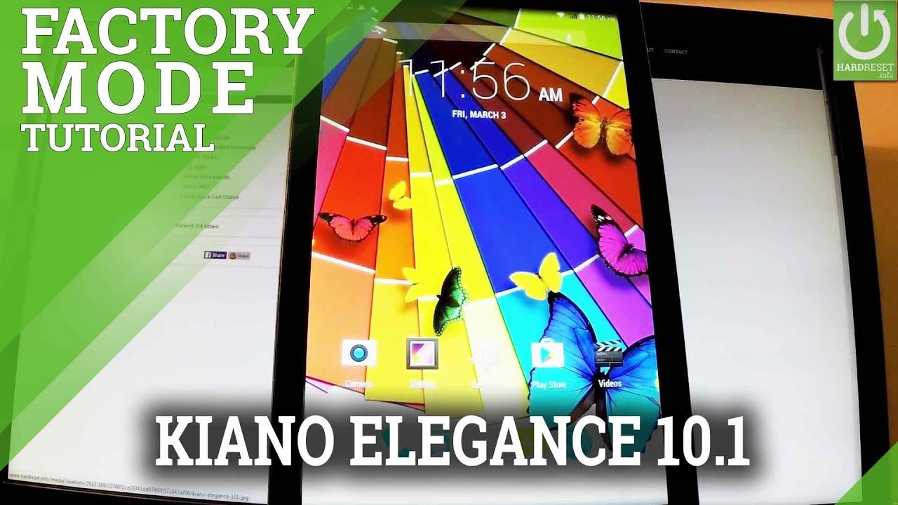 How to Enter Factory Mode KIANO Elegance 10.1 - Test Mode