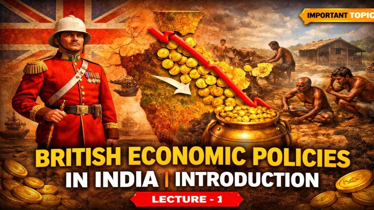 BRITISH ECONOMIC POLICIES IN INDIA | INTRODUCTION | LECTURE-1