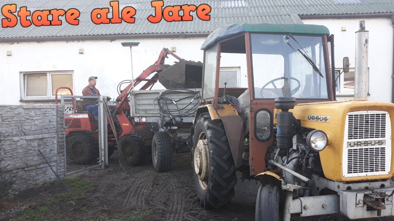 Stare ale Jare | Wywóz obornika od cielaków 2018 | Ursus 330 | Schaffer 330 | Engine sound