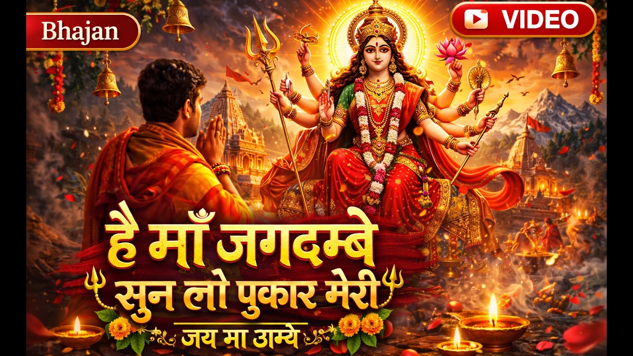 हे माँ जगदम्बे सुन लो पुकार मेरी | Jai Maa Ambe Bhajan | Maa Durga Devotional | Navratri Bhakti Song