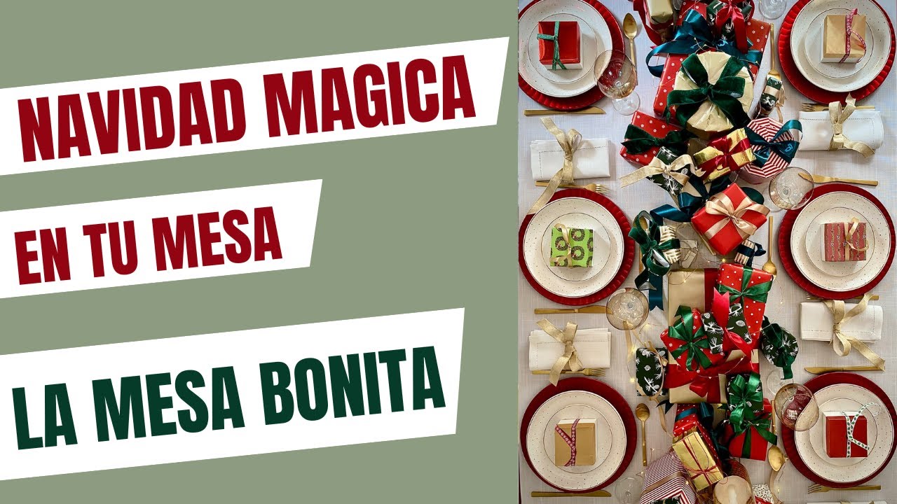 Mesa Navideña con Regalos: Inspiración para sorprender a toda la familia