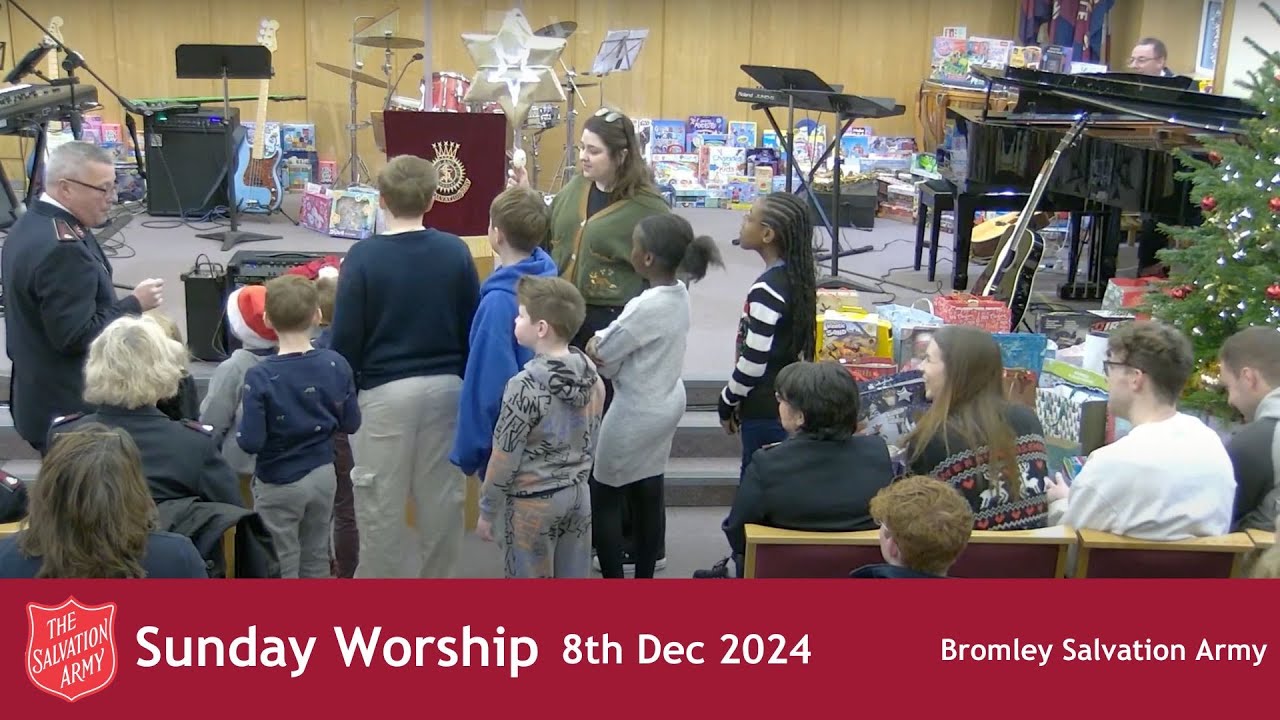Bromley Temple Salvation Army  -  8 Decembers 2024, 'Hope in the Search'