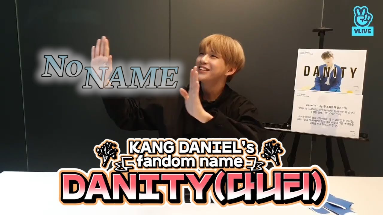 (ENG sub) [V LIVE] KANG DANIEL - KANG DANIEL talking about his fanclub name