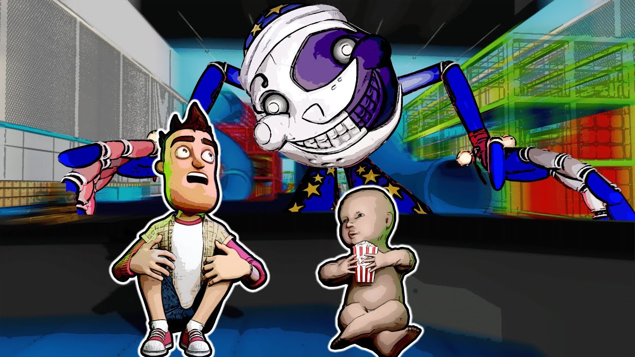 My Baby Got Locked Inside the FNAF Daycare in Gmod?! (Garry's Mod)