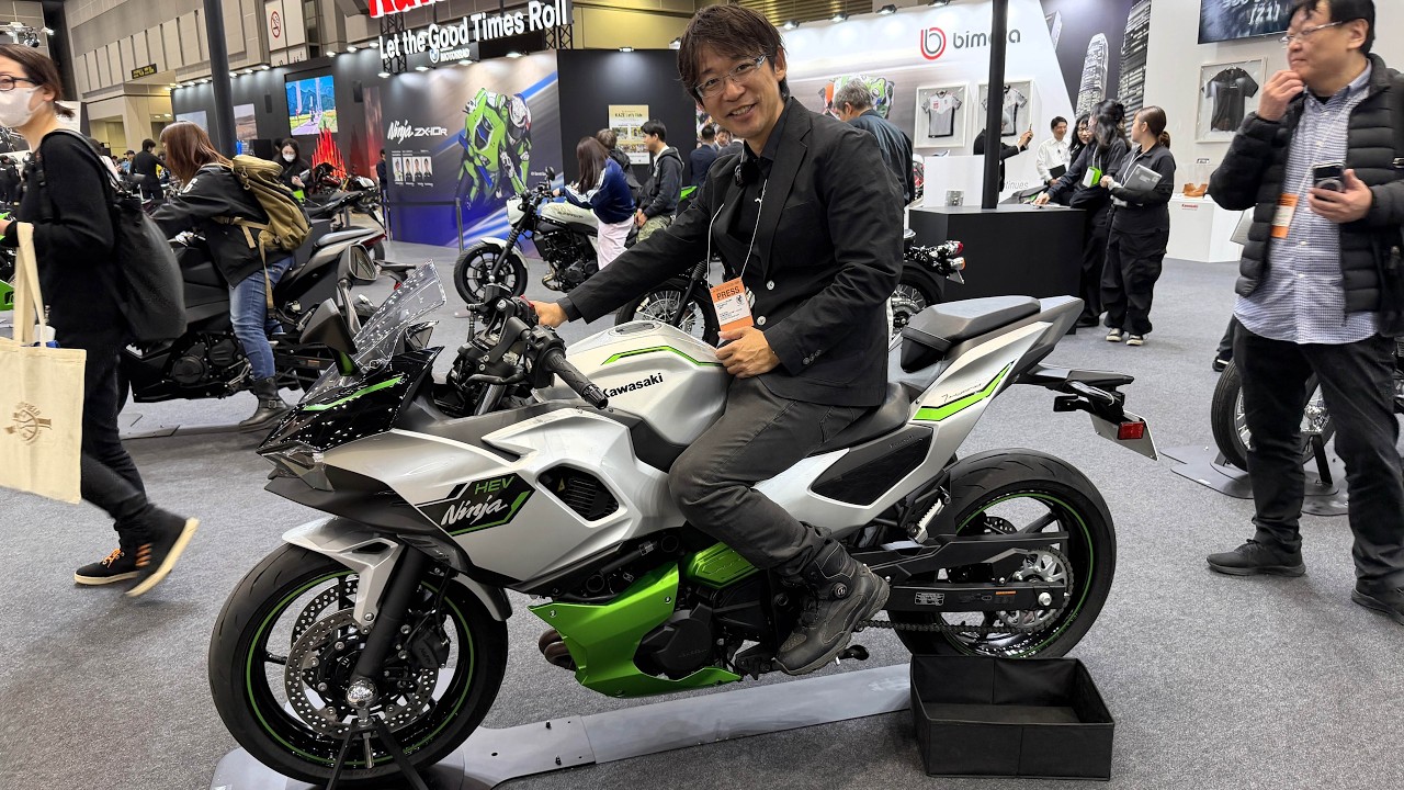 ビモータKB399が登場 Ninja 7 Hybridも見られるカワサキブース 東京モーターサイクルショー2026 カワサキブース
