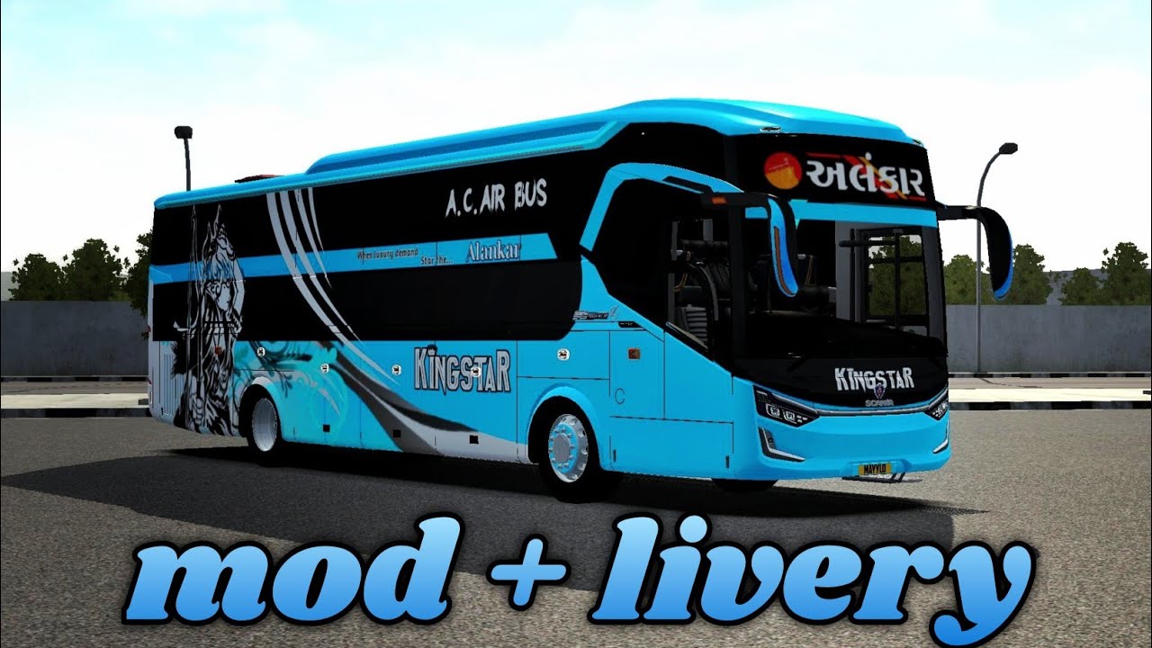 Kingstar mod livery (inspired) | MAYYLO YT | bussid | bus simulator indonesia | surat all livery