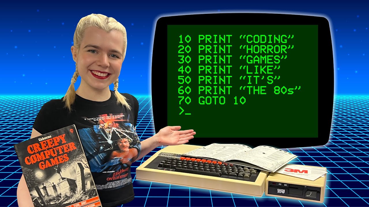 Насколько страшными они могут быть? // Программирование хоррор-игр на BASIC, как это делали в 80-х!