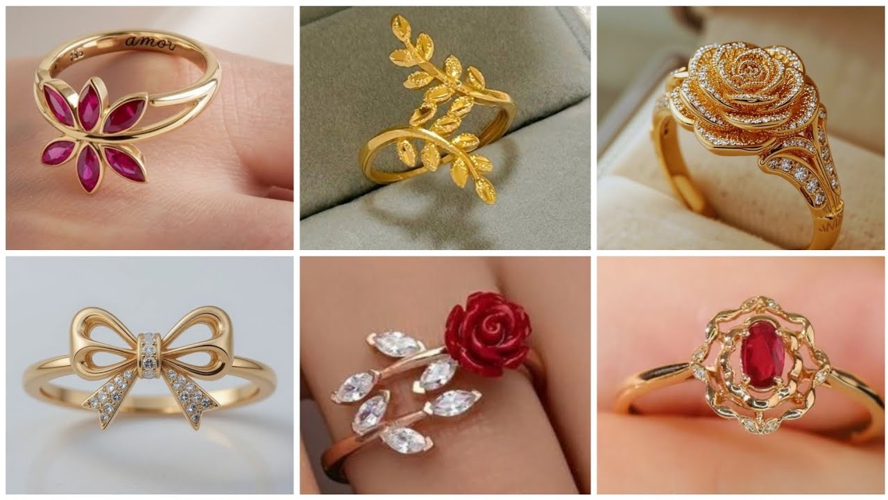 Latest Beautiful Gold Rings Designs 2026 || Ladies Gold Ring Design Ideas ||