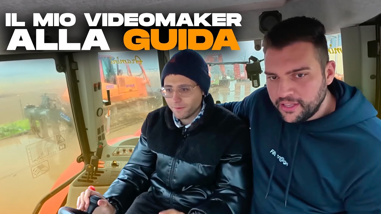 ALE GUIDA IL TRATTORE PER LA PRIMA VOLTA | si salvi chi può 😅