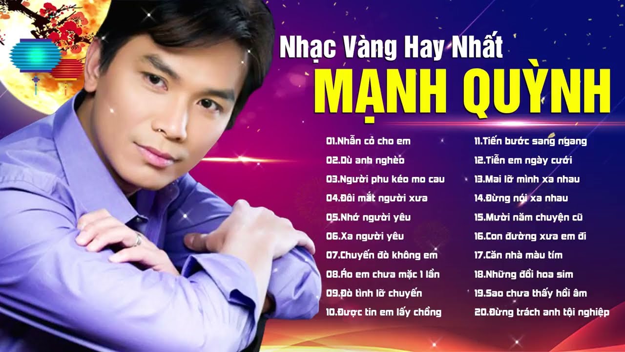 20 Ca Khúc Nhạc Vàng Để Đời Hay Nhất của Mạnh Quỳnh | Nghe Là Nghiện