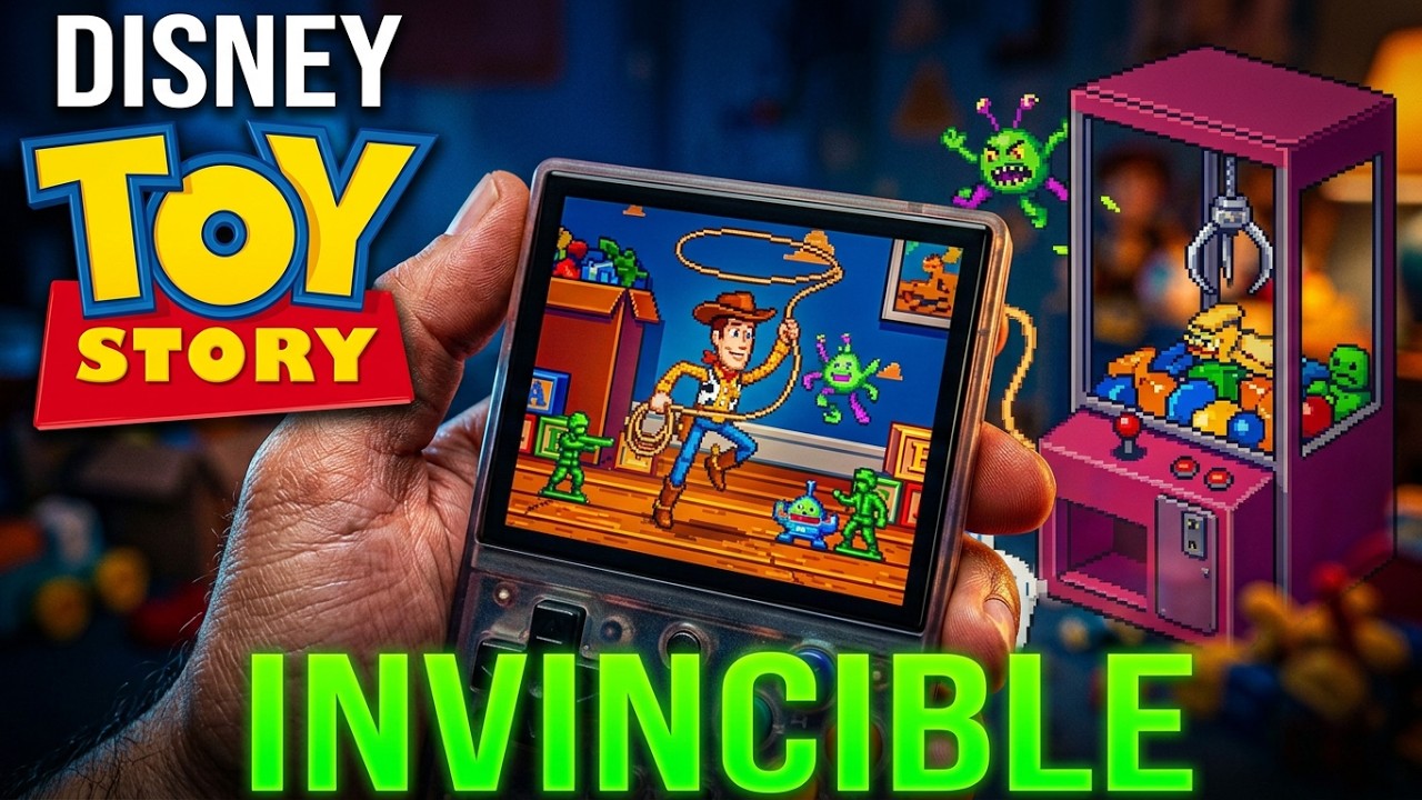 Disney's Toy Story (Invincible) Short Playthrough using the Game Boy's Game Booster/A Cheat Code :D