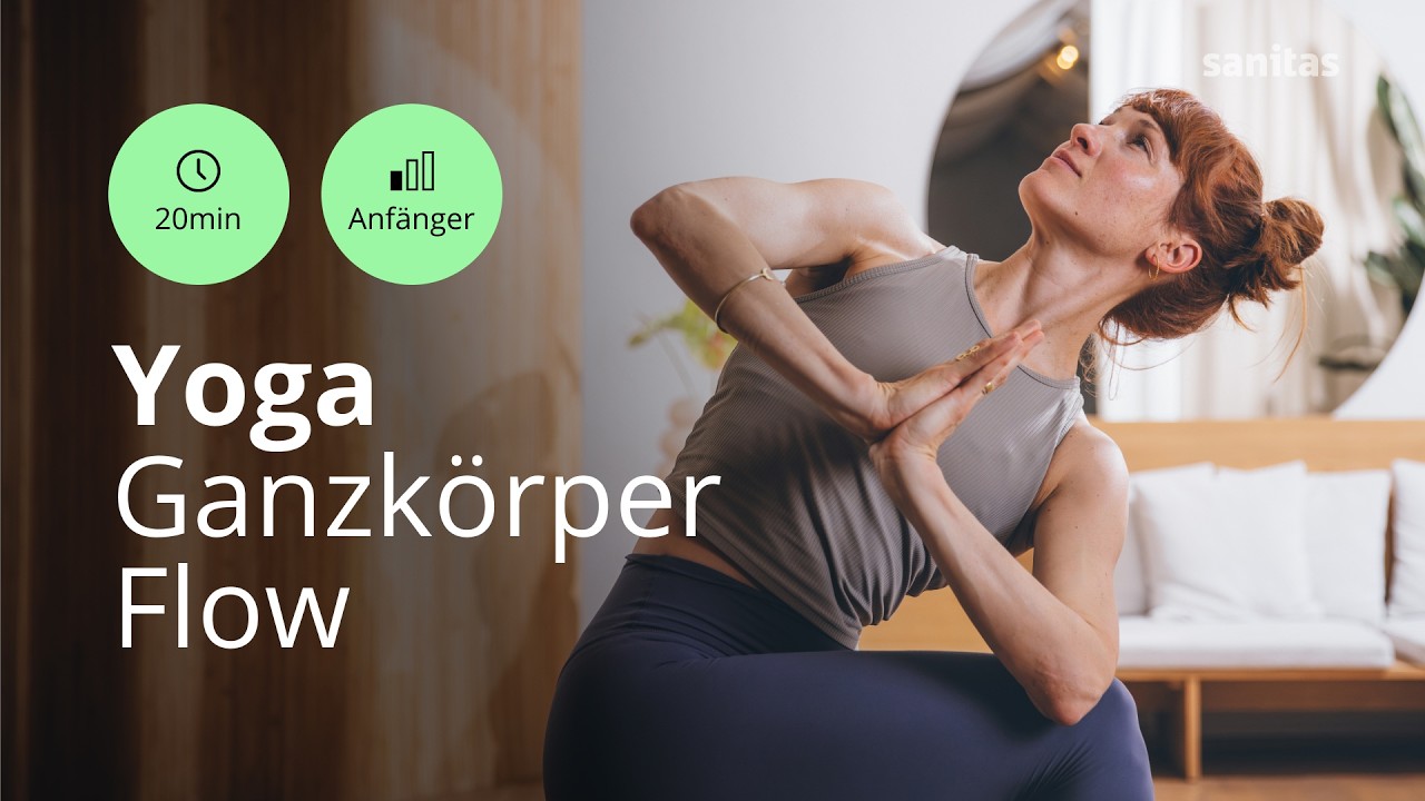 Yoga Ganzkörper Flow | 20 Min. Workout | Entspannung & Beweglichkeit | Sanitas Training