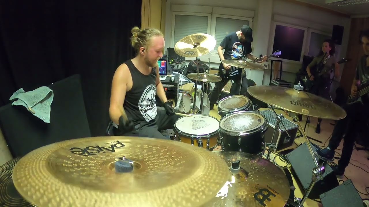 Trashcanned rehearsal pt4 - Drum cam