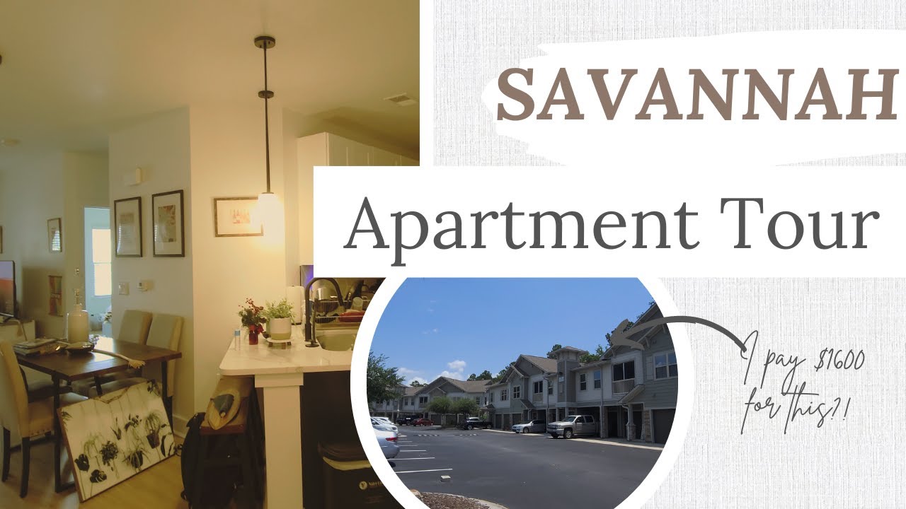 *realistic* APARTMENT tour! : $1,600 in SAVANNAH, GA