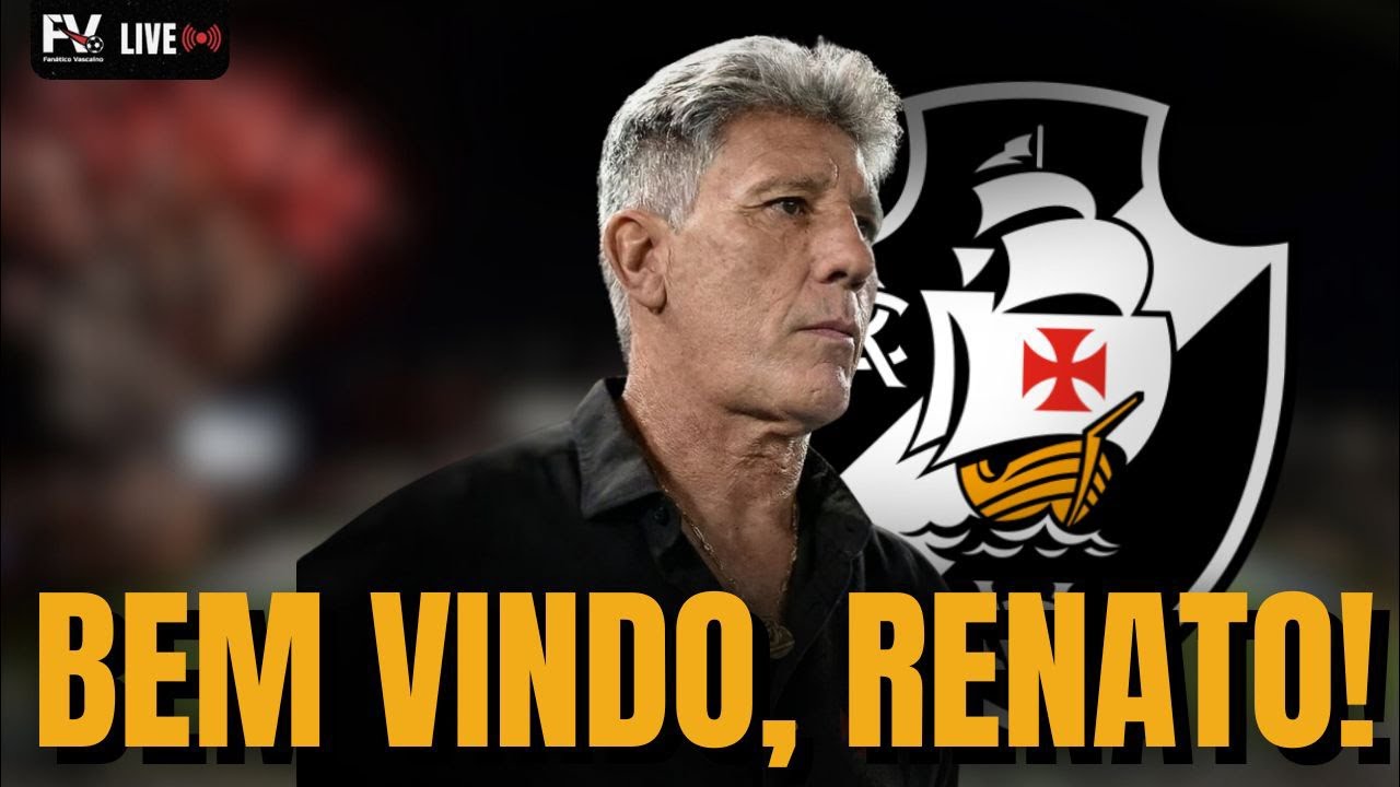AO VIVO - APRESENTAÇÃO DO NOVO TÉCNICO DO VASCO | RENATO GAÚCHO VOLTA APÓS 18 ANOS