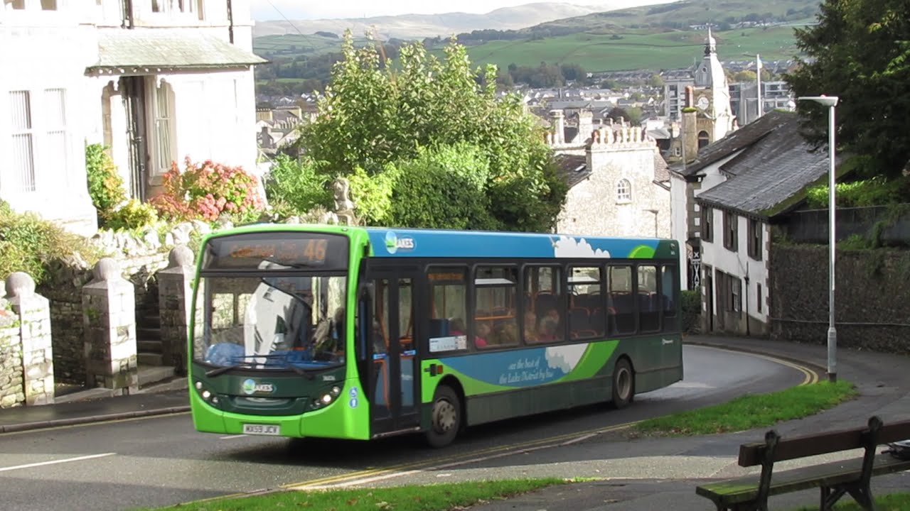**Slowest Bus Climb ever (?) ADL Enviro200 MX59JCV Climbs a hill**